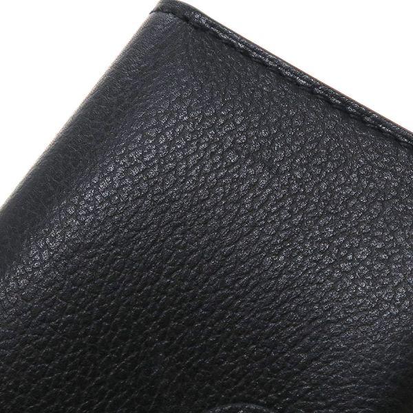 HERMES エルメス RMSカードケース 黒 エヴァーグレイン シルバー金具 B 