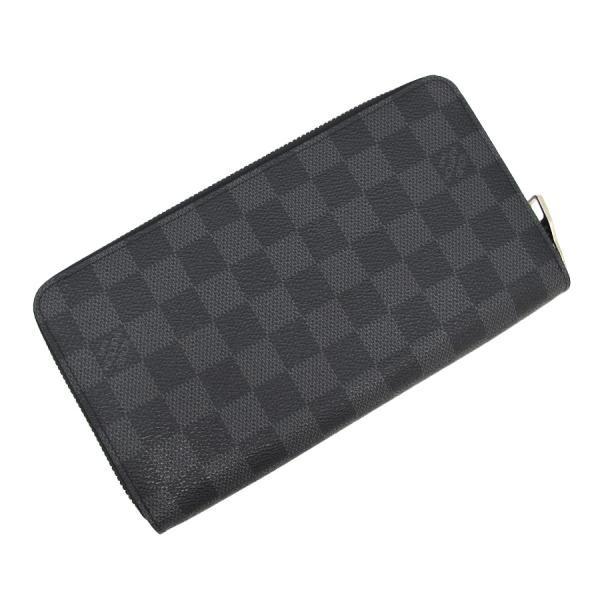 セール！✨ダミエグラフィット✨　ルイヴィトン　ジッピーウォレットオーガナイザー LOUIS VUITTON（ルイ・ヴィトン） 【超美品】ルイヴィトン ダミエグラ