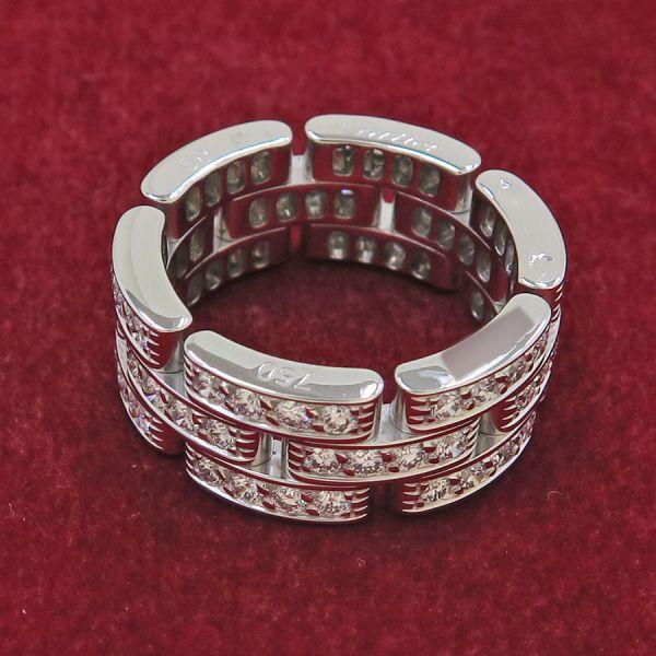 Cartier（カルティエ） マイヨンパンテールリング/3連/フルダイヤ#50