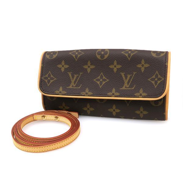 LOUIS VUITTON ルイヴィトン モノグラム ポシェットツインPM Aランク 