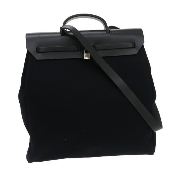 HERMES エルメス エールバッグMM 黒 トワルオフィシエ □C刻印 HERMES エルメス エールバッグMM 黒 トワルオフィシエ □C刻印