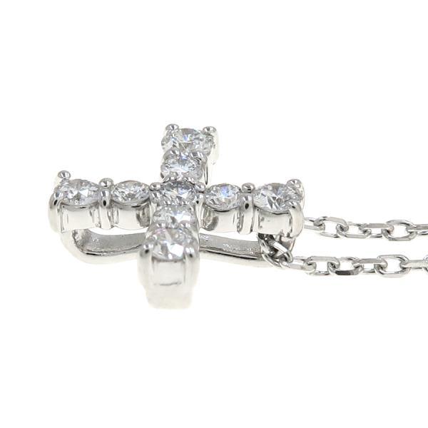 MIKIMOTO ミキモト ダイヤクロスネックレス Aランク. : 質屋さの MIKIMOTO ミキモト ダイヤクロスネックレス Aランク. : 質屋さの