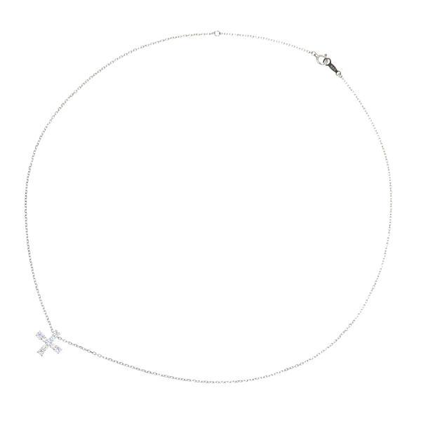 MIKIMOTO ミキモト ダイヤクロスネックレス Aランク. : 質屋さの MIKIMOTO ミキモト ダイヤクロスネックレス Aランク. : 質屋さの