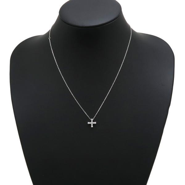 MIKIMOTO ミキモト ダイヤクロスネックレス Aランク. : 質屋さの MIKIMOTO ミキモト ダイヤクロスネックレス Aランク. : 質屋さの