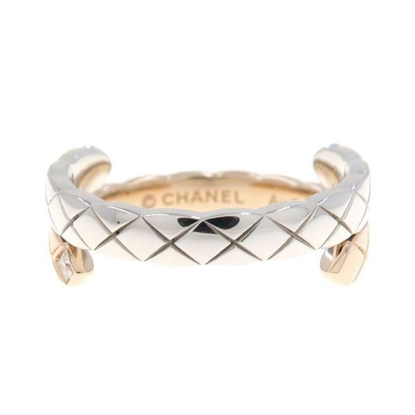 CHANEL シャネル ココクラッシュリング/ダイヤ2P/スモールモデル CHANEL シャネル ココクラッシュリング/ダイヤ2P/スモールモデル