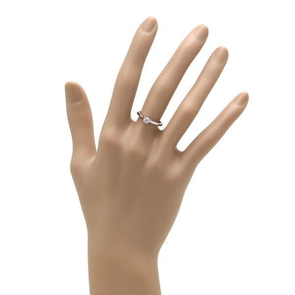 カルティエ ソリテール1895リング/D0.21ct#49(日本サイズ8.5号近辺)  Aランク.の画像