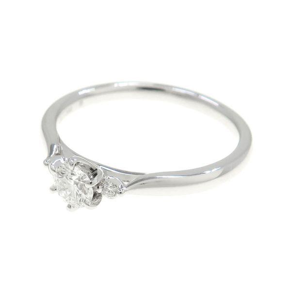 俄 ダイヤリング/白鈴/D0.226ct#10  Aランク.の画像