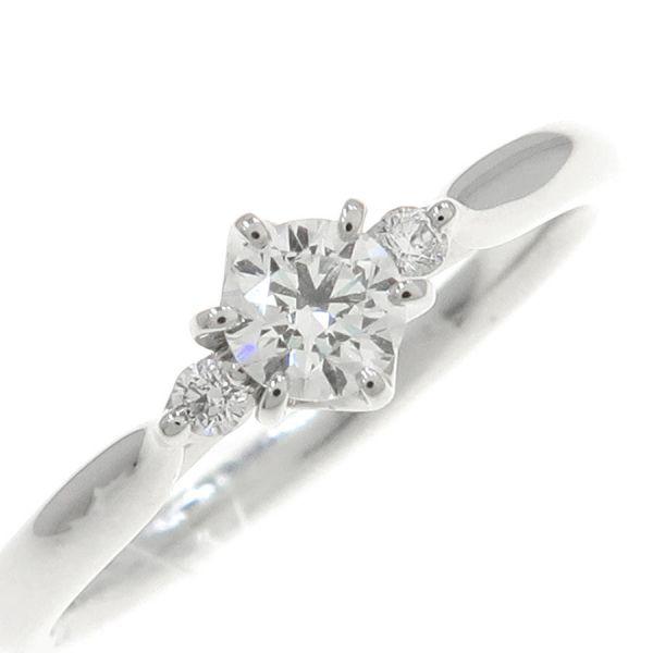 俄 ダイヤリング/白鈴/D0.226ct#10  Aランク.の画像