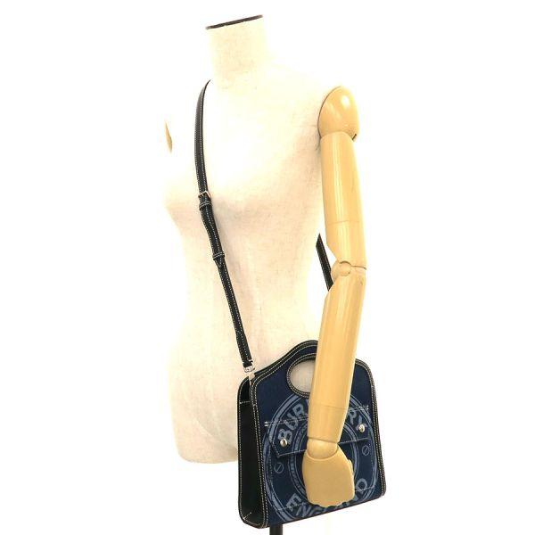 【美品】BURBERRY バーバリーポケットバッグ　 ハンドバッグ　デニム BURBERRY（バーバリー） ミニ ポケットバッグ/デニム Aランク. : 質屋