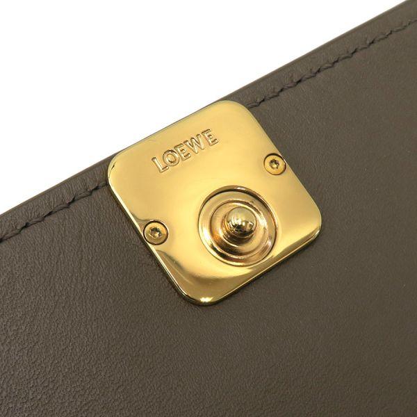LOEWE（ロエベ） アナグラム トライフォールド ウォレット(ペブル