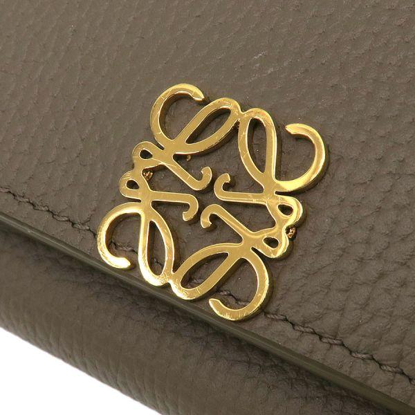 LOEWE（ロエベ） アナグラム トライフォールド ウォレット(ペブル