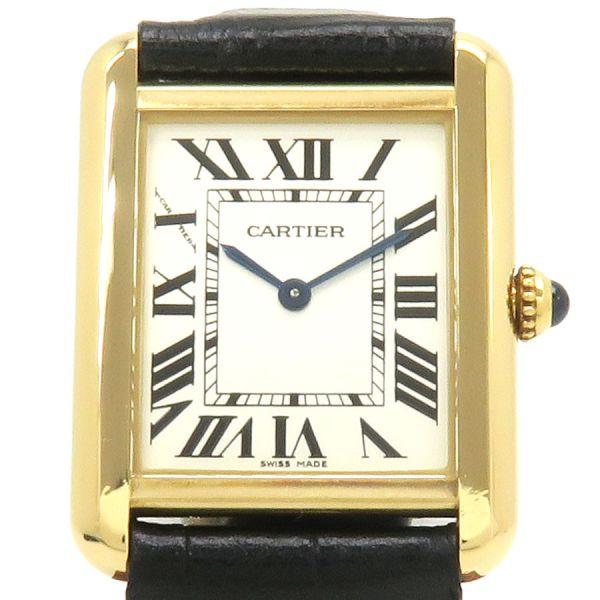 DOLPHIN♡ Cartier カルティエ  ☆ タンクソロ  SM ☆ Cartier（カルティエ） タンクソロSM Aランク. : 質屋さのや Yahoo