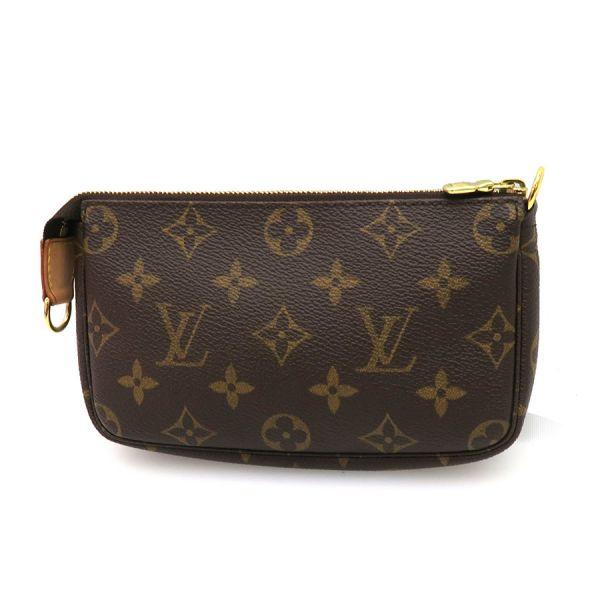 【美品】LOUIS VUITTON モノグラム ミニポシェット ルイ ヴィトン モノグラム ミニポシェットアクセソワール ブラウン