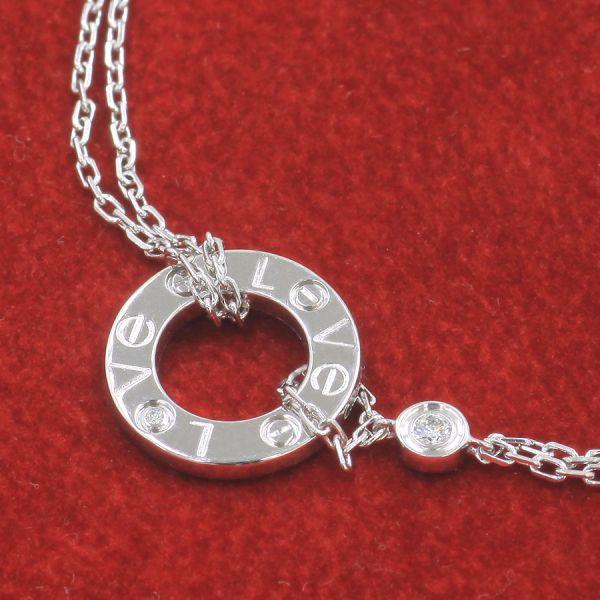 Cartier（カルティエ） ラブサークルブレスレット/ダイヤ2P Aランク