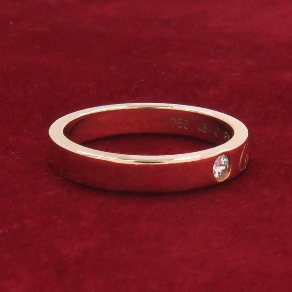 Cartier（カルティエ） Cドゥカルティエリング/1Pダイヤ#48(日本サイズ