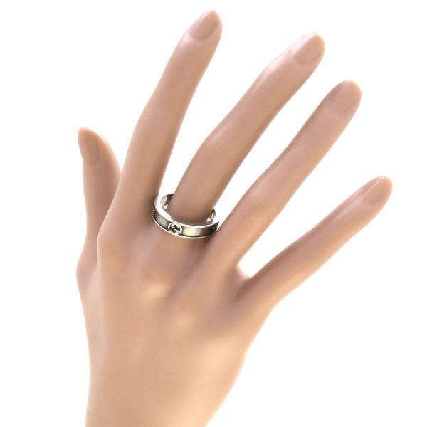 GUCCI（グッチ） インターロッキングロゴリング#19 925SV/6.6g Bランク