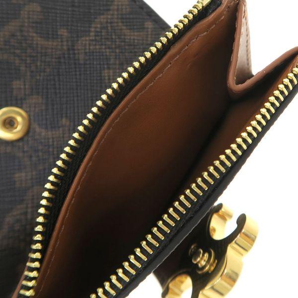 CELINE（セリーヌ） ファイン ストラップウォレット ニノ/トリオンフ