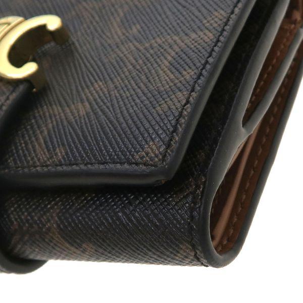 CELINE（セリーヌ） ファイン ストラップウォレット ニノ/トリオンフ