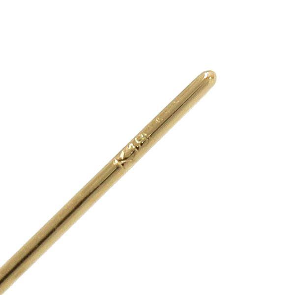 ノンブランド宝石 K18ダイヤピアス  Aランク.の画像
