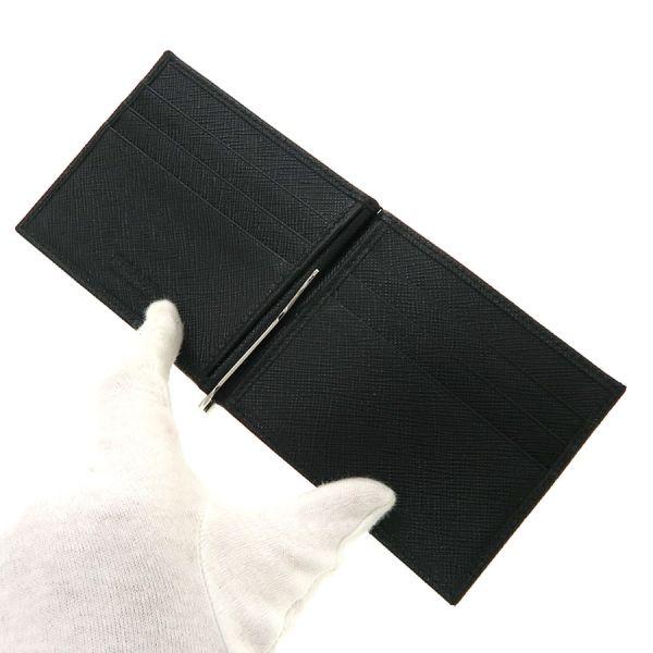 PRADA（プラダ） マネークリップ付サフィアーノ財布 Aランク. : 質屋さ