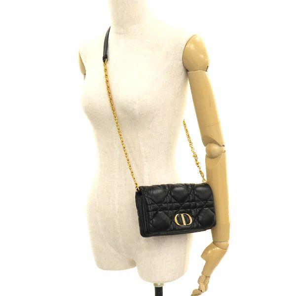 クリスチャン・ディオール DIOR CARO ポーチ/マクロカナージュ Aランク.