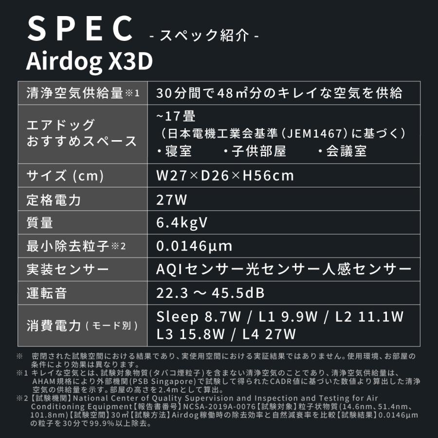 Airdog 【正規品】空気清浄機 花粉対策 エアドッグ X3D 家庭用 Airdog 【正規品】空気清浄機 花粉対策 エアドッグ X3D 家庭用