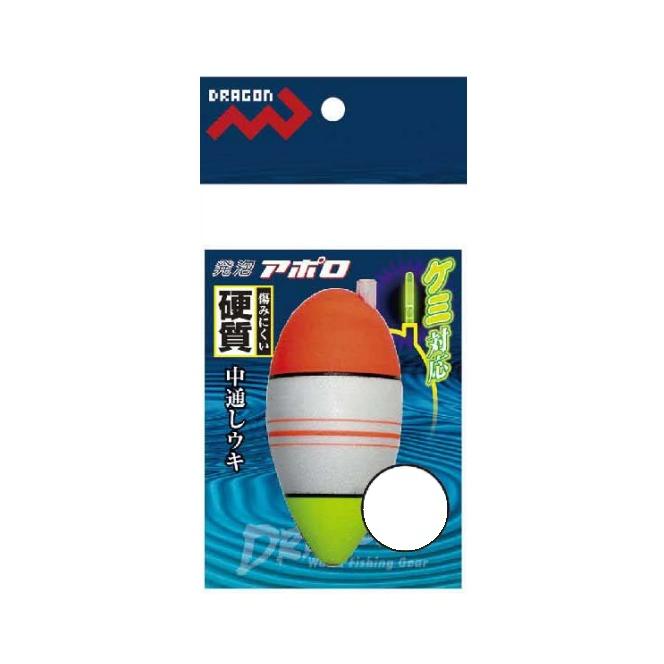 マルシン漁具(DRAGON) 中通しウキ ハッポウアポロ(ケミ対応) ケミ50 10
