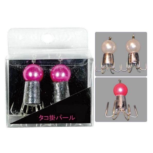 マルシン漁具(DRAGON) タコ掛パール(2個入り) 白 8分/60g : 釣具の三平