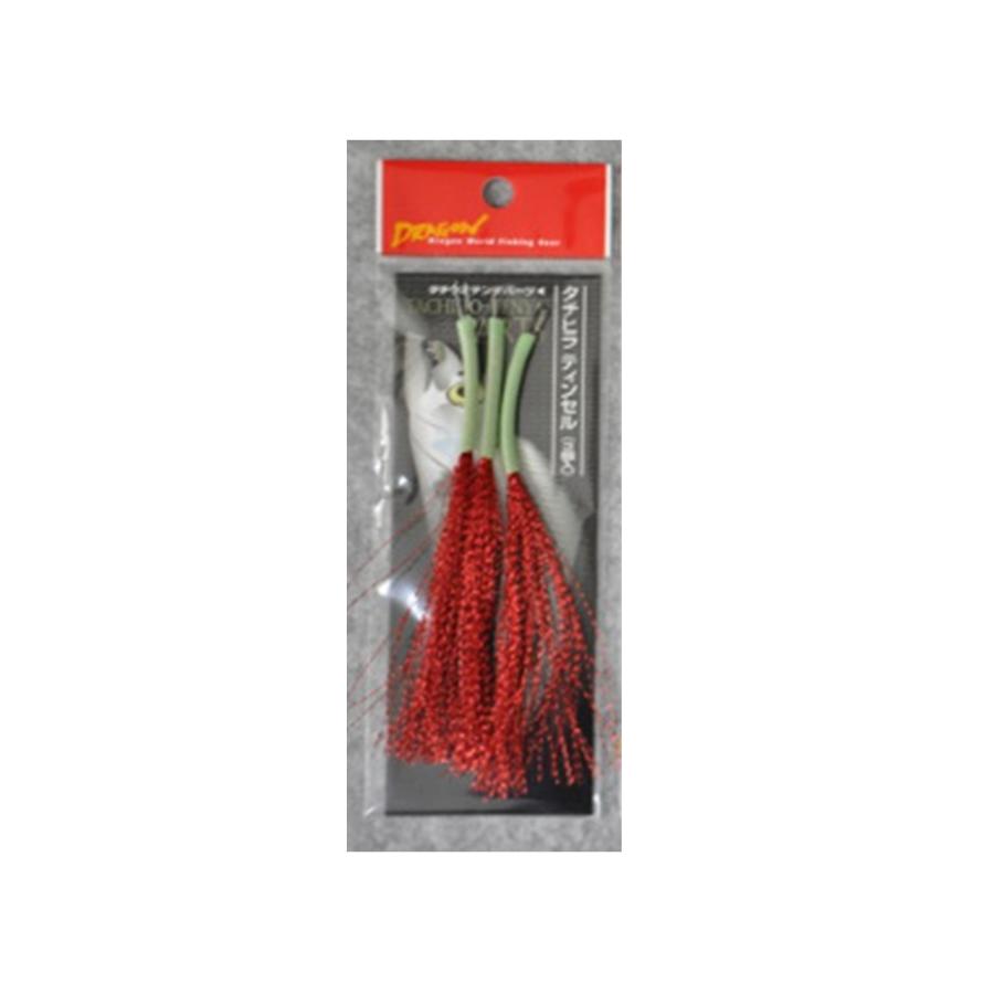 マルシン漁具(DRAGON) タチヒラ ティンセル レッド : 釣具の三平ヤフー