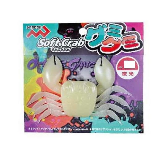 マルシン漁具(DRAGON) Soft Crubグミグミ 夜光 L : 釣具の三平ヤフー店