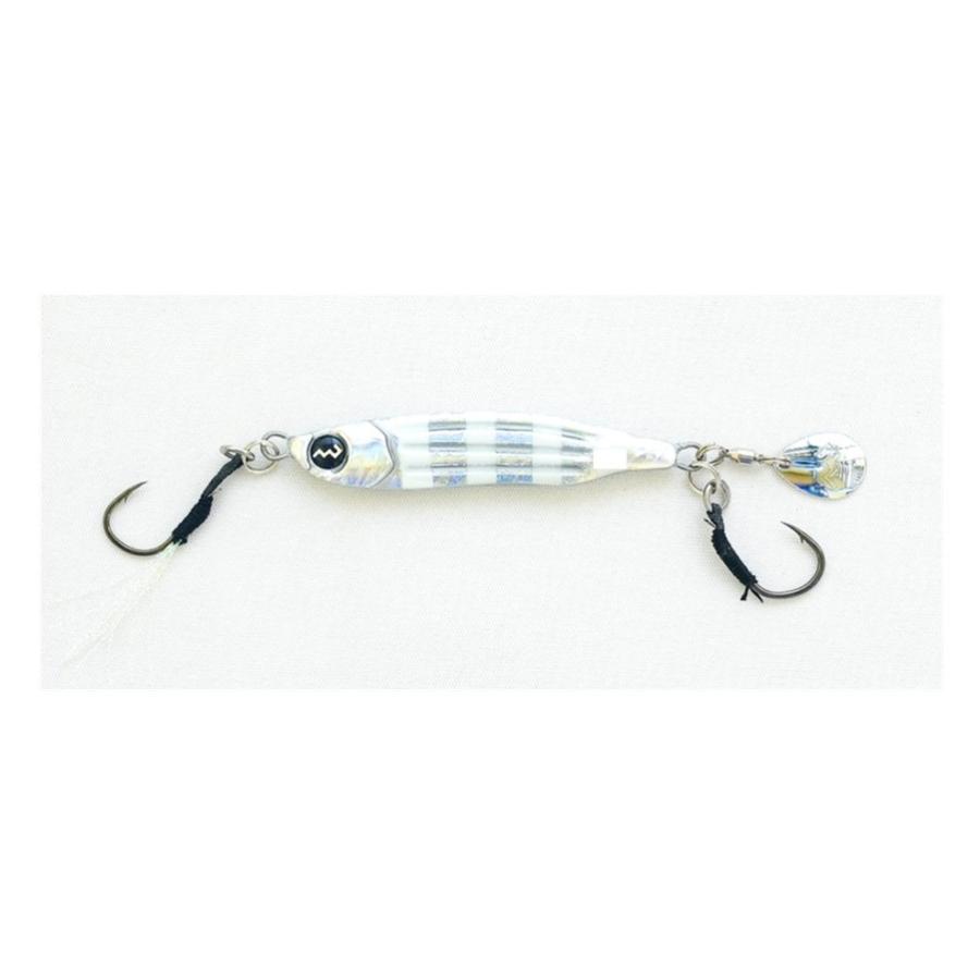 み マルシン漁具(DRAGON) 直伝ジグ 海波(カイハ) ゼブラグロー 30g : 釣具
