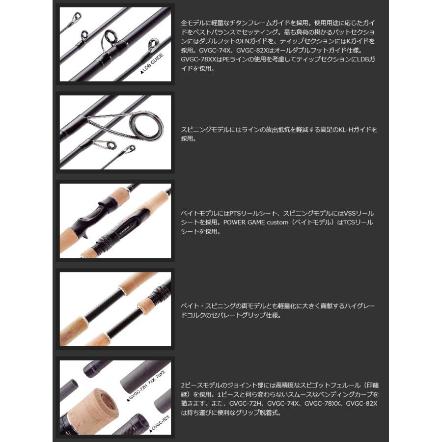 オリムピック（OLYMPIC） バスロッド 16VIGORE《BAIT CASTING MODEL