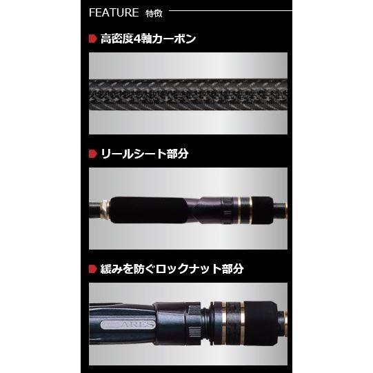 宇崎日新(NISSIN) エギングロッド LESTER 夢墨B TYPE-S 7'2”/2.18