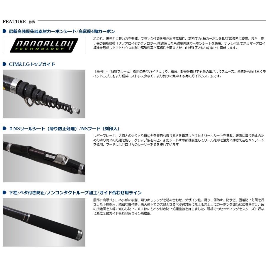 宇崎日新(NISSIN) 磯竿 ZEROSUM 磯 競技 CIM 5m 【竿】 【ISO】 : 釣具