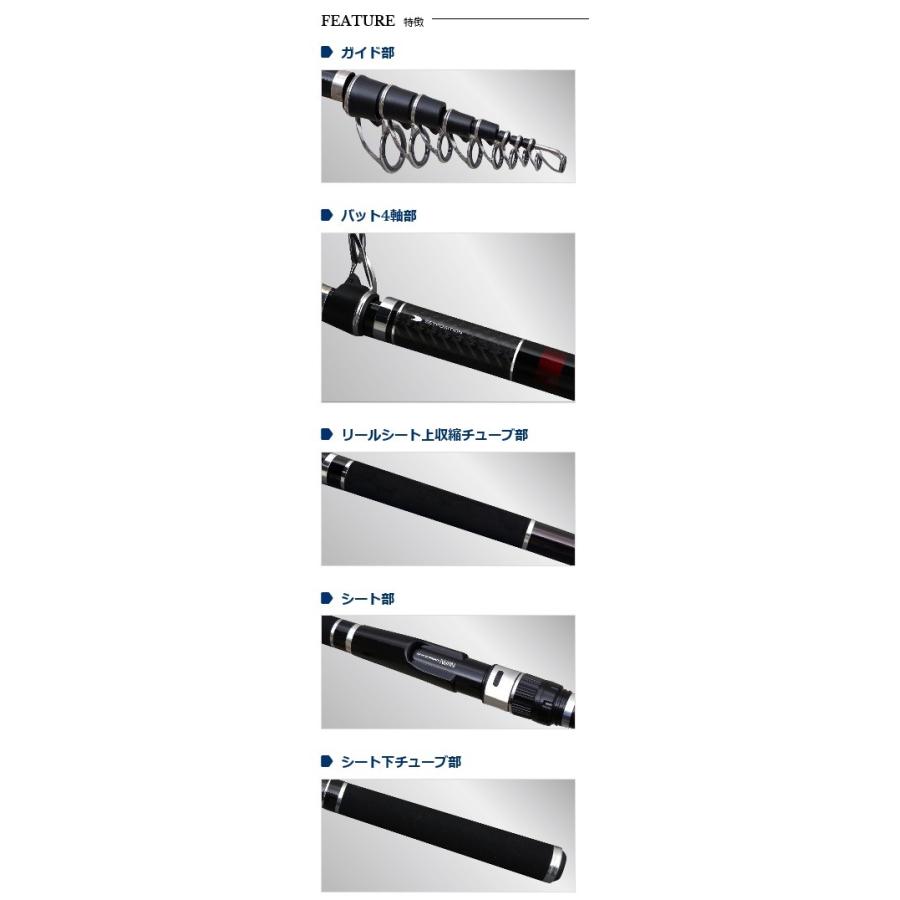 磯竿　NISSIN Amazon | 宇崎日新 竿 精魂 迅 磯小継 硬調3608 | Uzaki Nissin