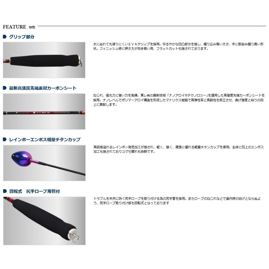 宇崎日新(NISSIN)  磯用品 ZEROSUM 弾 ひしゃく RB-M 0.70m  （N-sono）の画像