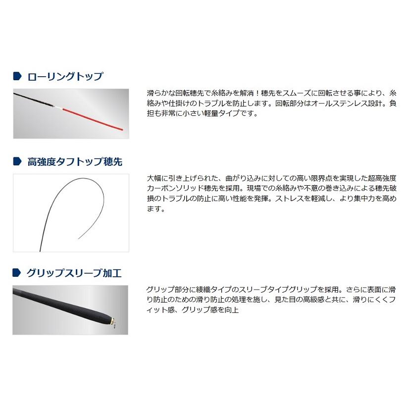 宇崎日新(NISSIN) へら竿 精魂 山彦 競技（振出） 12尺 3.6m : 釣具の