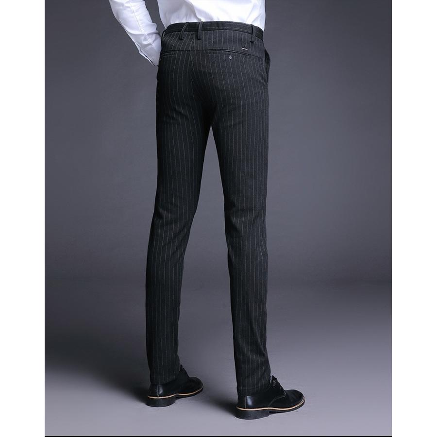 ストライプ柄 スラックス メンズ ビジネススラックス スリム ノータック メンズ ズボン ウォッシャブル スーツパンツ 細身 洗える 春秋gzlm 679 Gzlm 679 サンピヤフーショップ 通販 Yahoo ショッピング
