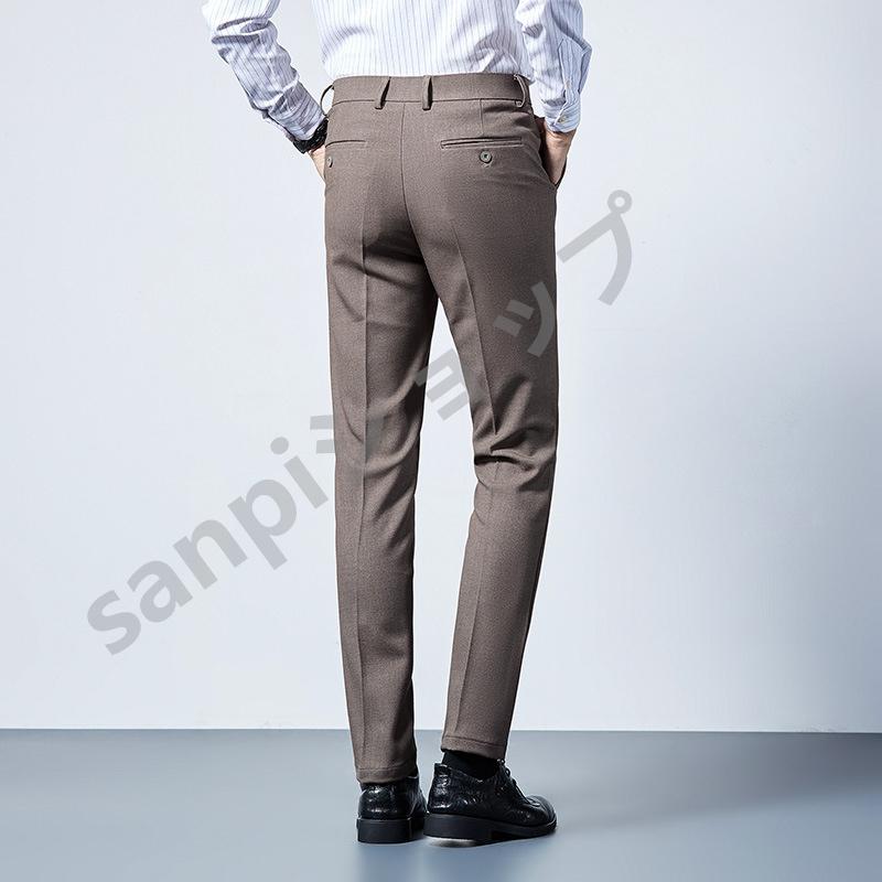 スラックスメンズクールビズビジネススラックススリム メンズ ズボンウォッシャブル スーツパンツ細身洗える春秋500円金属ボールペンプレゼントget メーカー直送