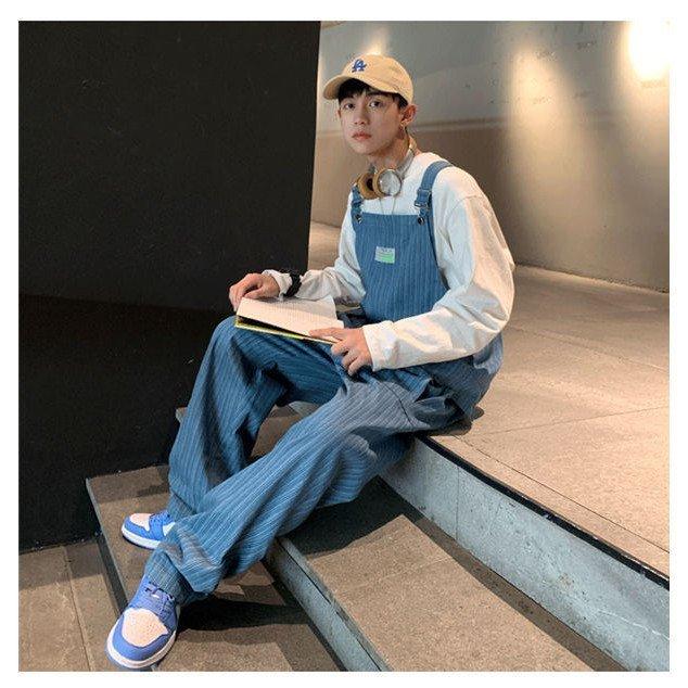 国産 ボトムス パンツ サロペット メンズ ゆったり サロペットデニムパンツ 韓国風 ス サロペット メンズ ゆったり サロペットデニムパンツ 韓国風 ストライプ柄 パンツ ガウチョパンツ ワイドパンツ ジーパン ジーンズ 春夏秋 送料無料 Www Threeriversofs Com