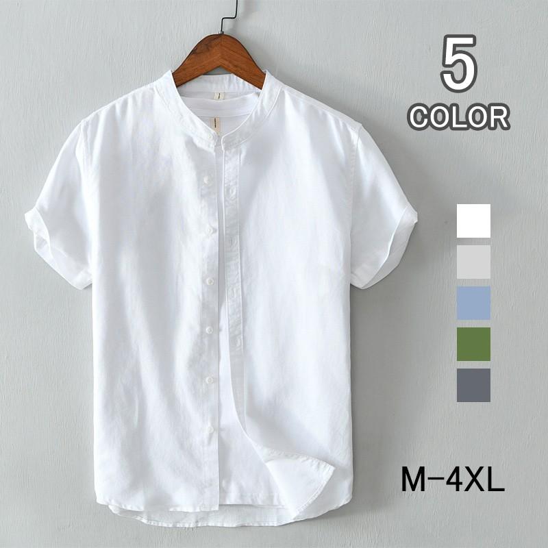 シャツ メンズ 半袖 オックス 無地 ビジネス ワイシャツ トップス カジュアルシャツ 開襟シャツ 無地 ビジネス 大きいサイズ 通勤 紳士服 麻綿 Shhs 562 Shhs 562 サンピヤフーショップ 通販 Yahoo ショッピング
