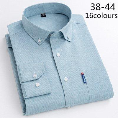 スタンドカラーストライプ柄 ワイシャツ カジュアルシャツ メンズ シャツ ビジネス 長袖シャツ 無地 通勤 春 夏 秋 冬 お兄系 全16色zjbl 2101 お1人様1点限り