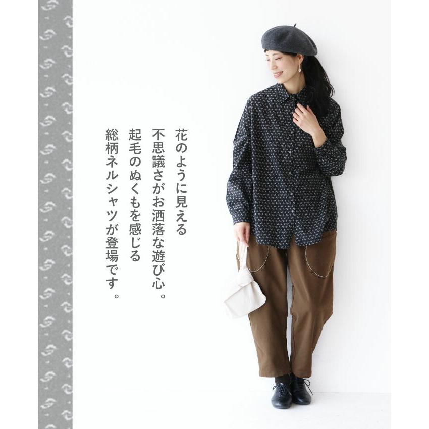 トップス Cawaii Sanpo レディース ファッション カジュアル ナチュラル シャツ 柄 ブラック 黒 ブラウス 長袖 ゆったり 暖かい 黒シャツ ブラックシャツ Bps Sanpo 通販 Yahoo ショッピング