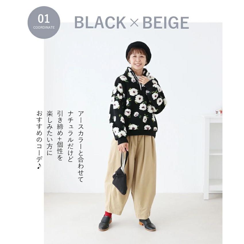 sanpo kuschel ぽこぽこ可愛いボア花トップス b13575jb ボア sanpo kuschel ぽこぽこ可愛いボア花トップス b13575jb ボア