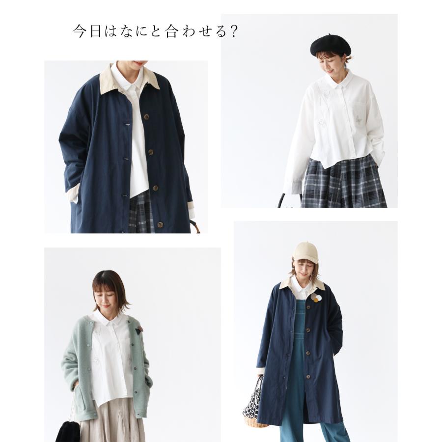 sanpo kuschel 繊細さと立体感ちょうちょ刺繍ブラウス 返品交換