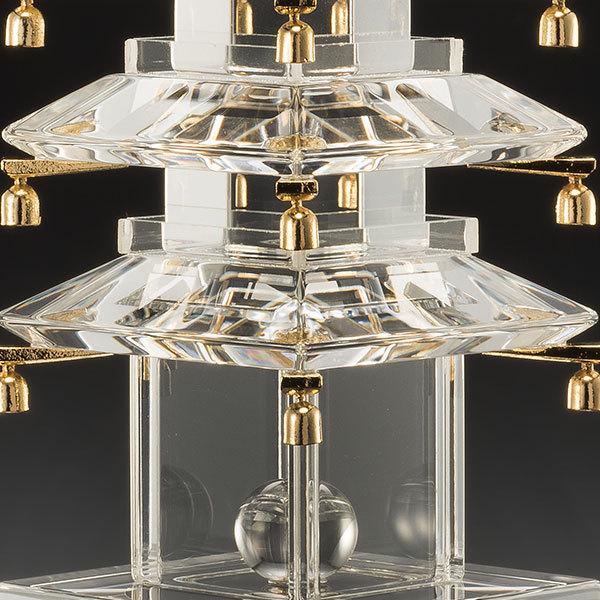 KW-1211 水晶五重塔 田中佑幸 : 三宝堂Yahoo!店 - 通販 - Yahoo