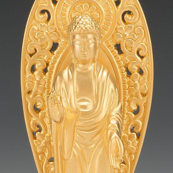 SG-1009 純金製 阿弥陀如来像 立像(小)の画像