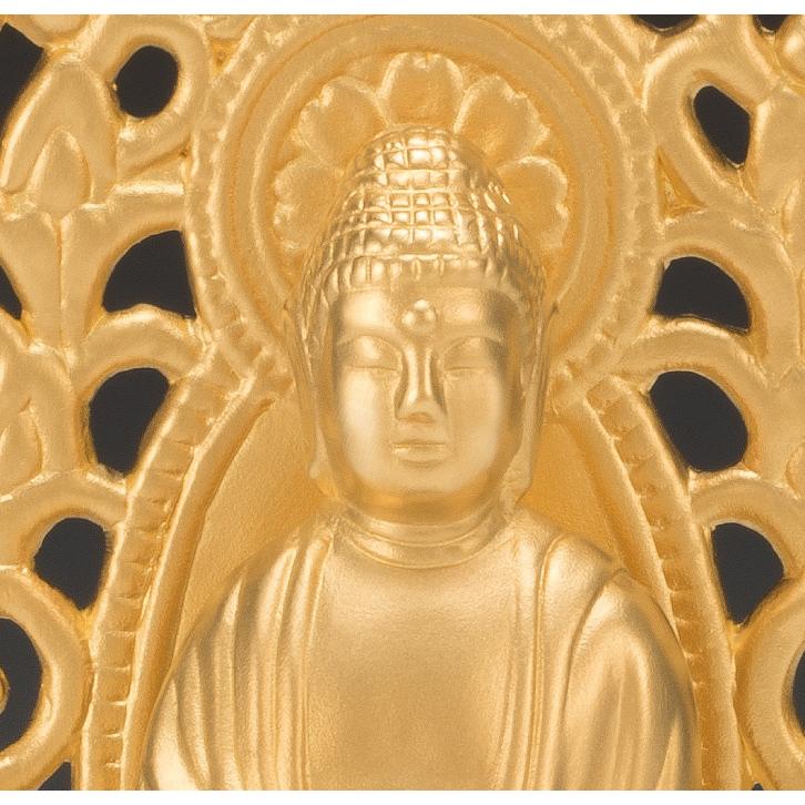 SG-1008 純金製 阿弥陀如来像 立像(中)の画像