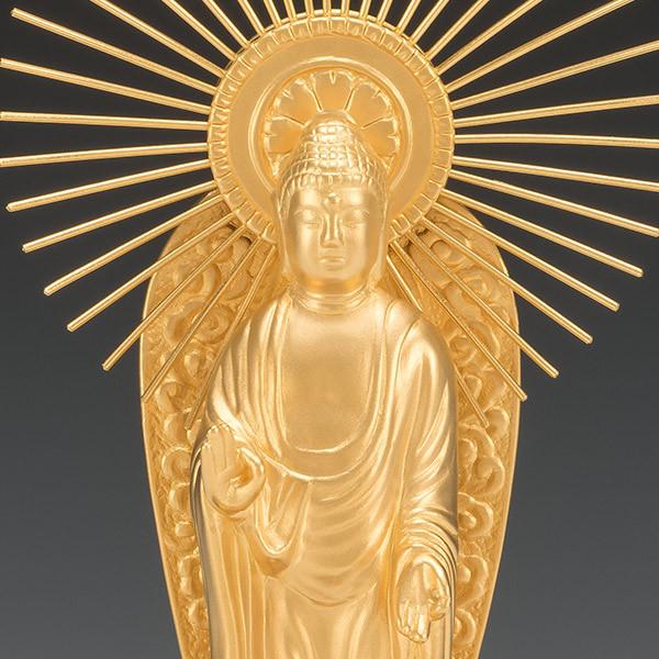 SG-1005 純金製 阿弥陀如来像 御西(中)の画像