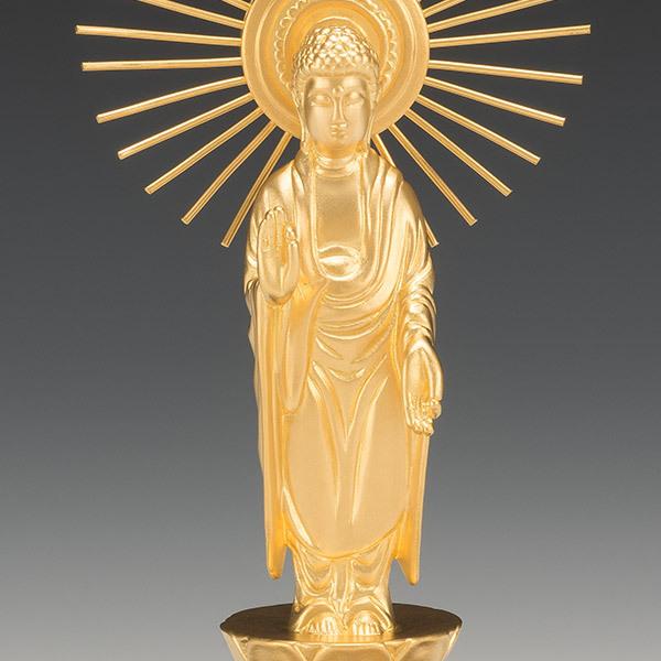 SG-1003 純金製 阿弥陀如来像 御東(小)の画像